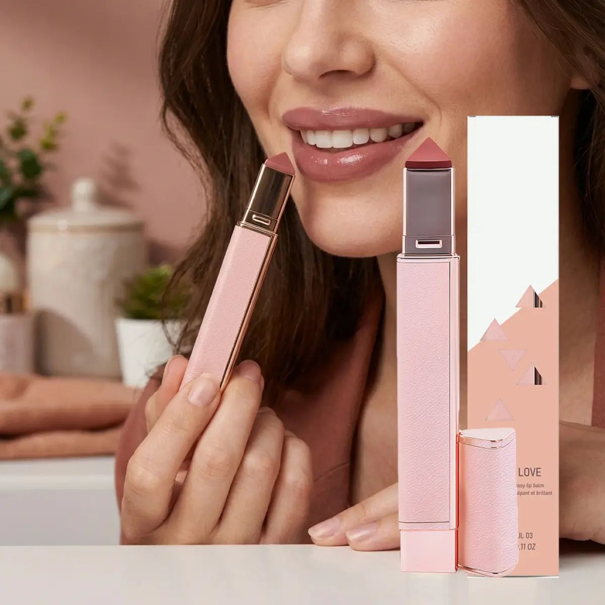 Plumping Glossy Lip Balm Infused With Mineral Oil & Beeswax, Deep Nourish Dry Flaky Lips Comfortable Overnight Lip Treatment, Hydrating Non Clog Shine Lip Tint For Sensitive Dry Lips Daily Lip Care Makeup