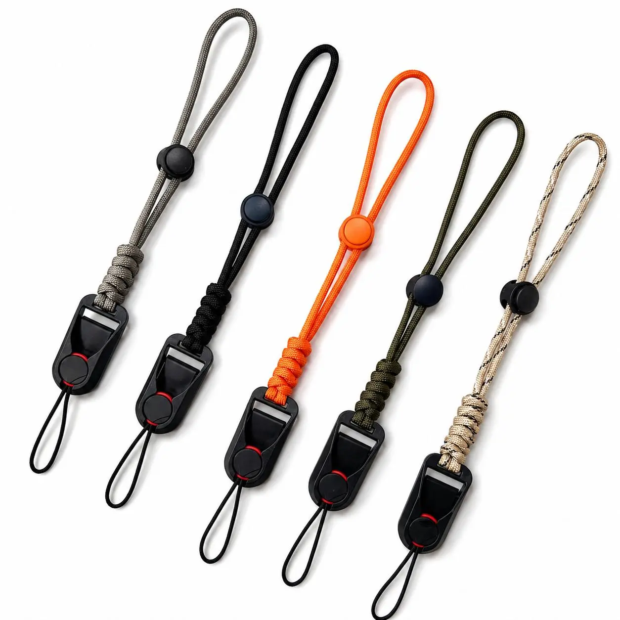 Durable Paracord Lanyard Strap - Adjustable, Quick-Release Clip, Handwoven Rope, Lightweight Anti-Loss Grip for Cameras, Smartphones, Keys & Everyday Carry