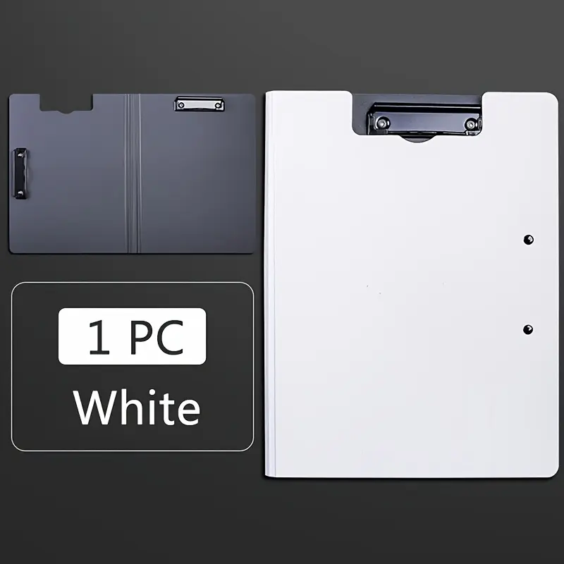 A4 Clipboard Folder with Memo Clip and Dual Clips — Exam Paper Storage Case | School Supplies & Office Stationery
