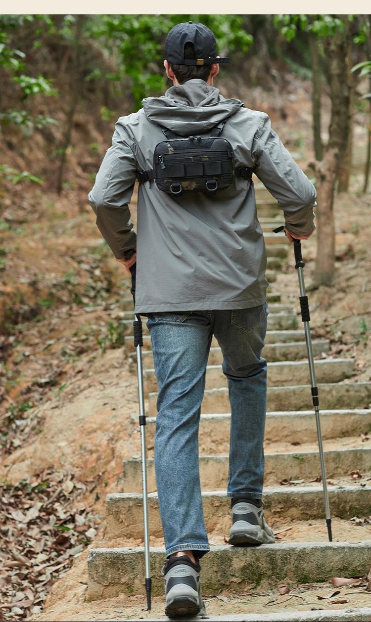 Fishing Backpack Backpack Men's and Women's Lightweight Outdoor Bag Sports Multifunctional Kit Camping Breast Bag