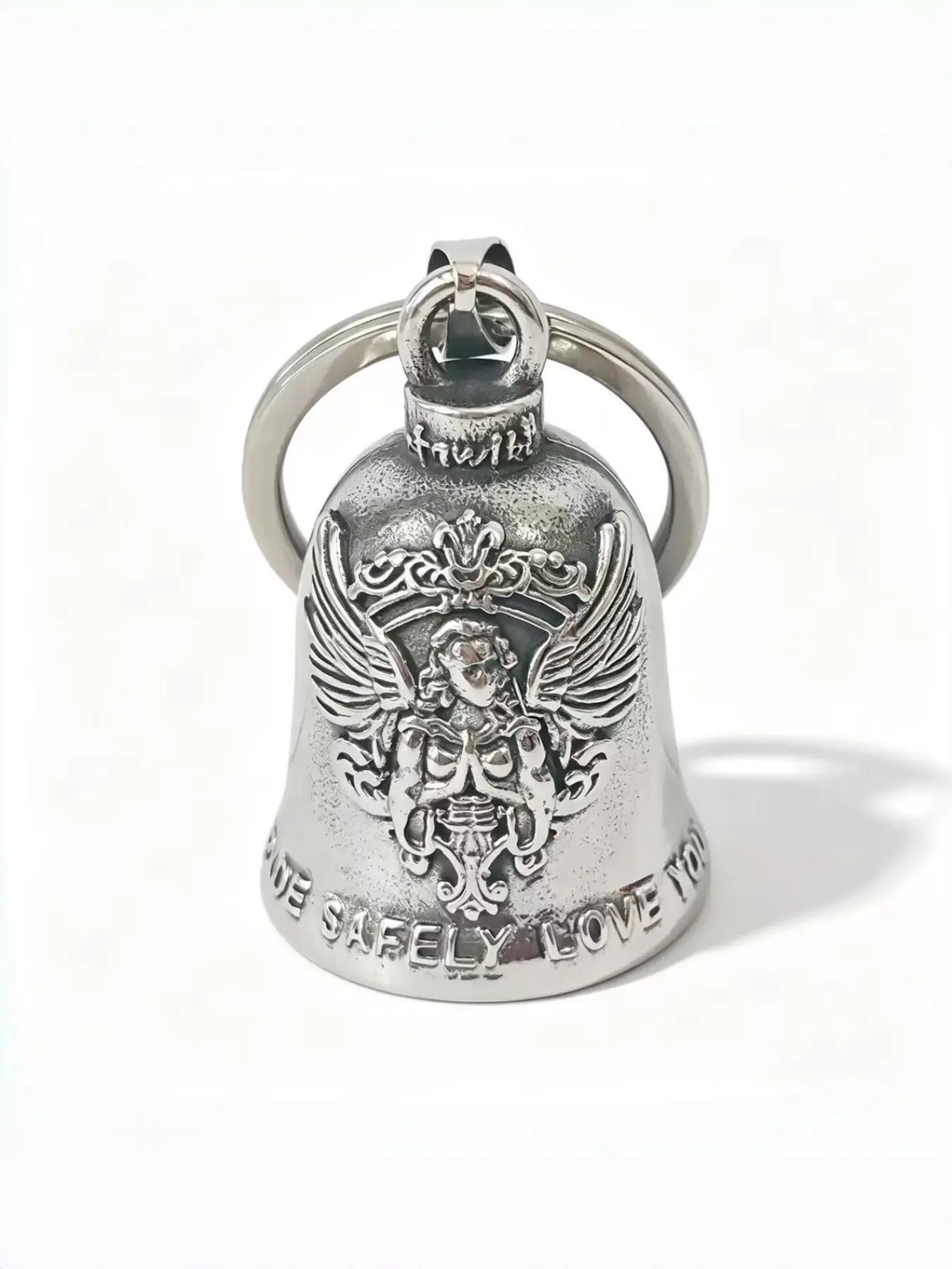 Angel Motorcycle Bell for Safety and Good Luck, Universal Bike Bell, Riding Gear, Angel Design, Motorbike and Bicycle Accessory, Bike Accessories
