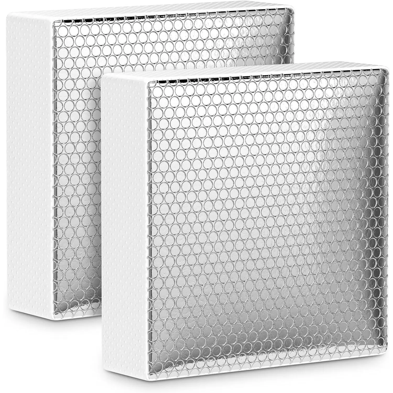RV Vent Insulator 14 x 14 x 2.8 inches 2pcs Waterproof RV Skylight Cover for Camper Vents, Heat Reflective Window Insulation Sun Shade Fits 14’’ Travel Trailer