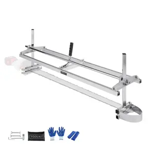 【DealsForYouDays】VEVOR Chainsaw Mill, Portable Sawmill 14"-48" Guide Bar, Galvanized Steel Chainsaw Planking Mill with 0.2"-11.81" Cutting Thickness, Wood Lumber Cross Cutting Saw Mill for Builders and Woodworkers