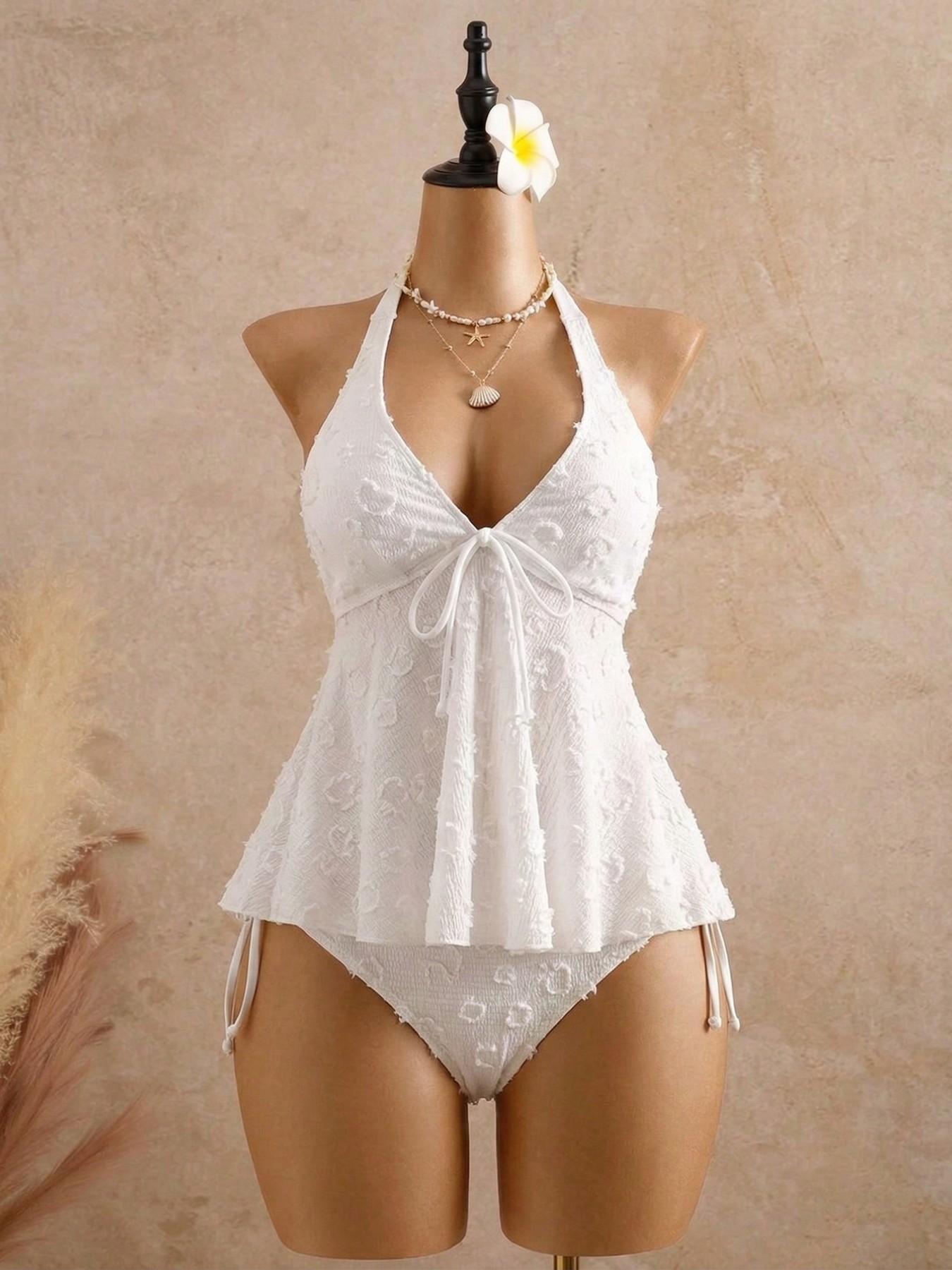 Women's Fashion Tankini Swimsuit, Stylish Two-Piece Swimwear, Comfortable Beachwear, Perfect for Pool Parties and Vacations suit with Tummy Control