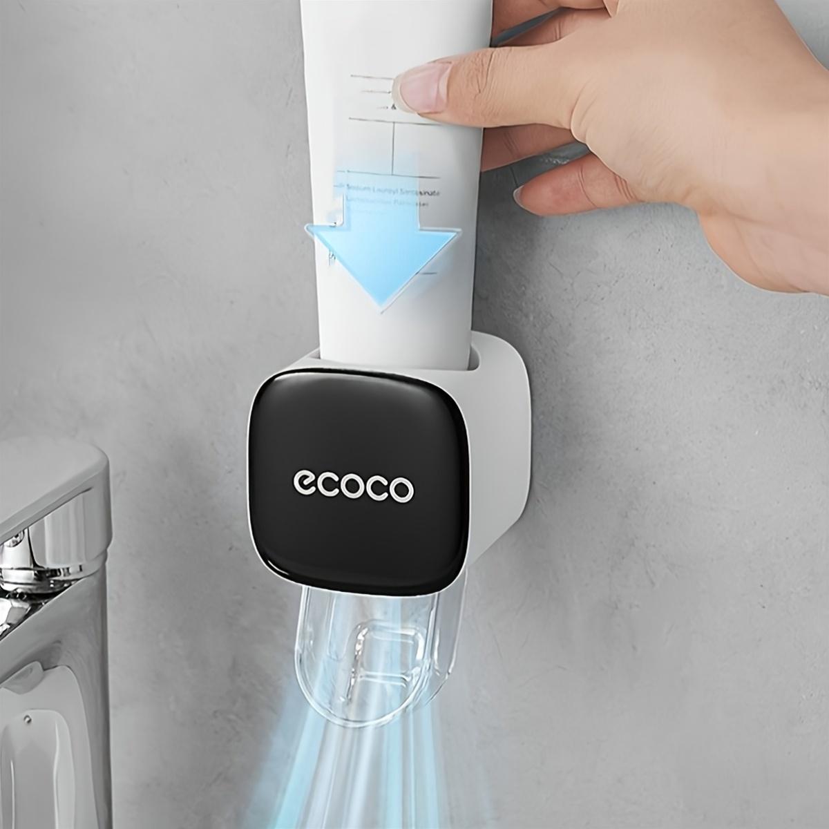 Mini Automatic Toothpaste Dispenser, Wall Mounted Waterproof Toothbrush Holder, Toothbrush Storage, No Power Needed, Space-Saving Bathroom Organizer