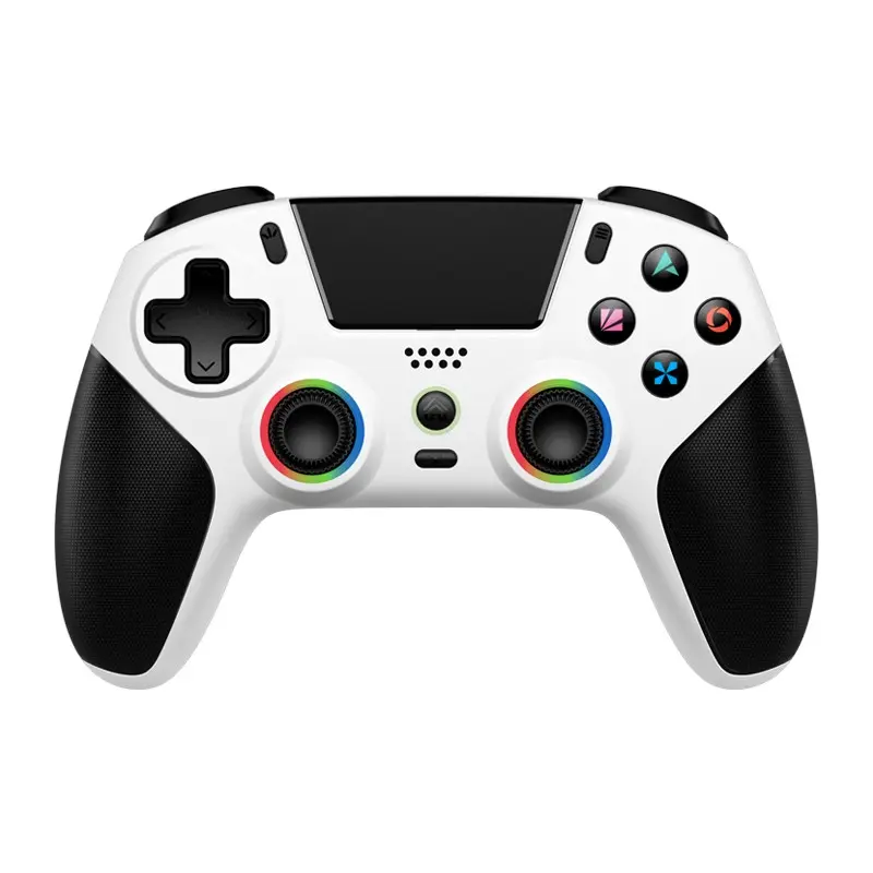Wireless Game Controller for Ps5 & PC, Programmable Buttons, Triggered Hall Effect Joystick, RGB Lighting, Motion Sensor Handheld
