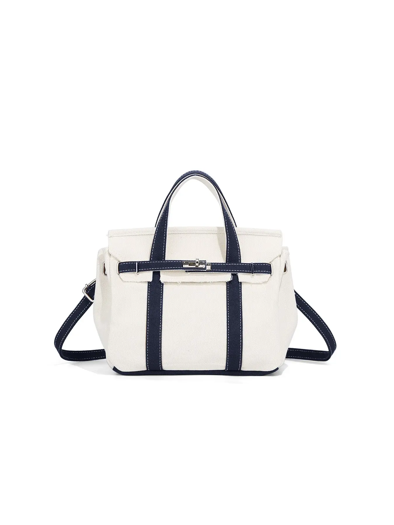 Small Colorblock Canvas Handbag, Casual Versatile Mini Tote Bag, Adjustable Shoulder Strap, Crossbody Bag, Fashion Accessory, Trendy Crossbody Bag