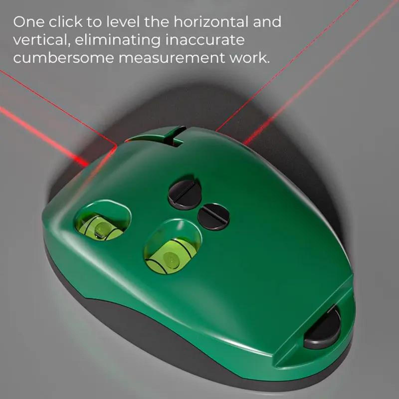 90 Degree Electronic Red Light Scale Red Light Level Green Light Level Self-leveling Parallel Line Parallel Line Suitable for Construction Portable