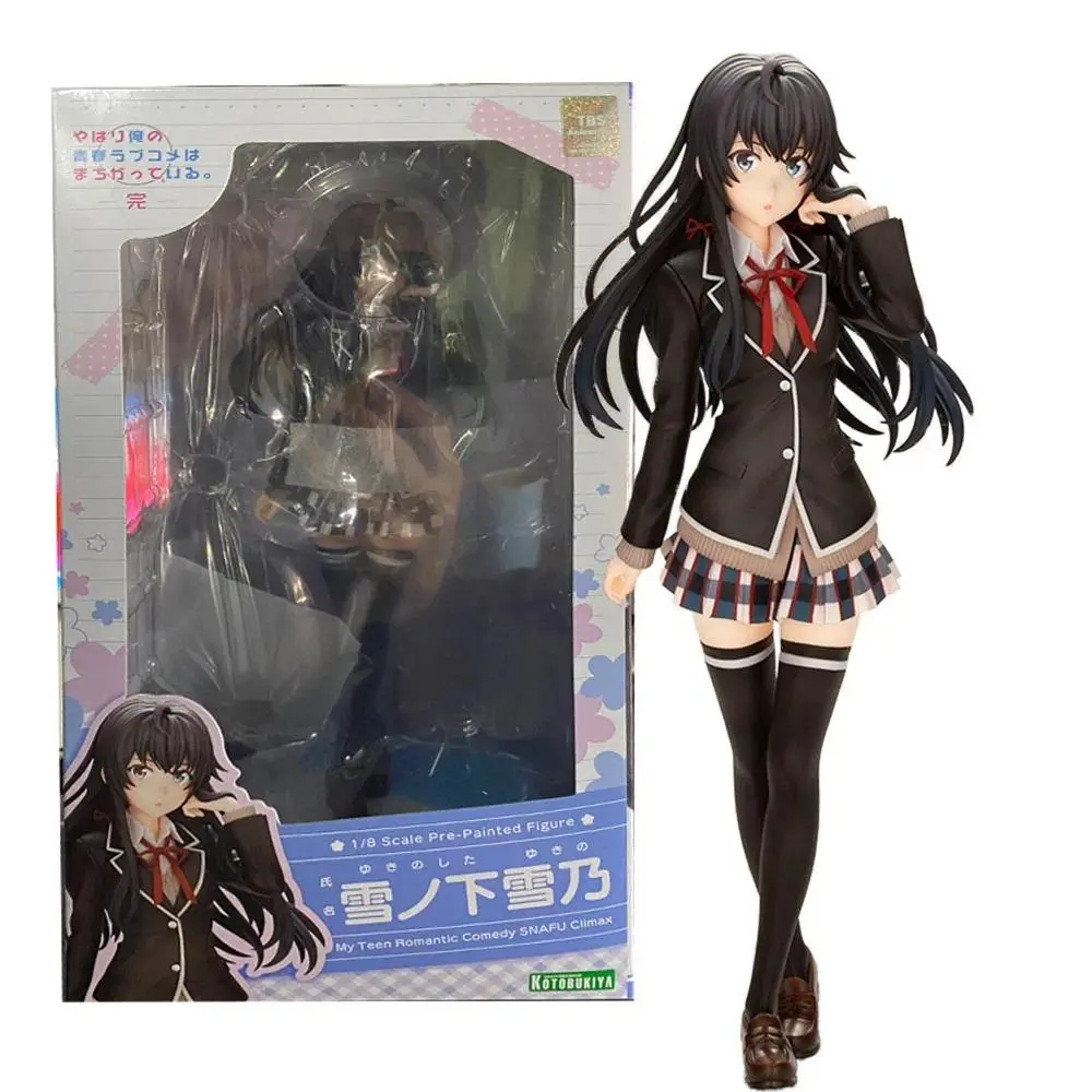 18cm Scale PVC Painted Anime Collectible Figure - My Teen Romantic Comedy SNAFU Yukinoshita Yukino Stand Model, Unisex Collectibles for Display, Classic & Novelty Toys, Decoration