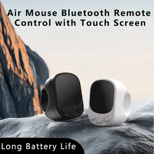 Mouse Ring Remote Control with Touchpad,Smart Automatic Screen Clicker Device，Continuous Clicker，Scrolling Ring Remote Control