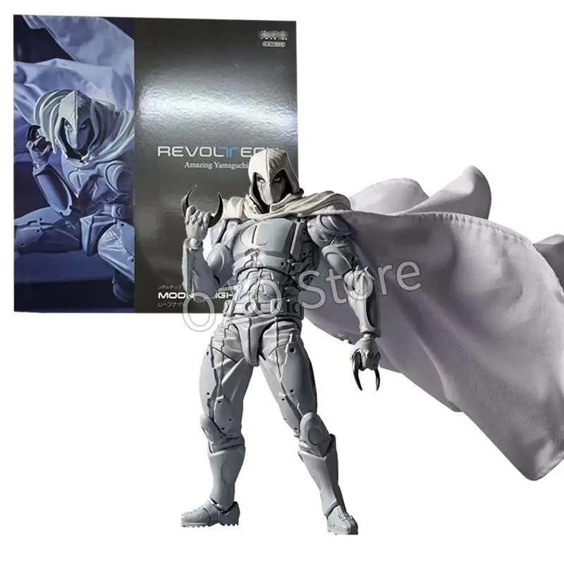 16cm Revoltech AMAZING YAMAGUCHI Moon Knight Marc Spector Action Figure, Avengers Fans Collectible Ornament Model Toy Gift, Action Figures