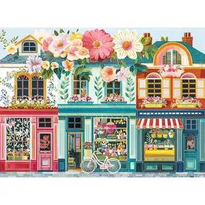 500 Piece Puzzle for Adults, Beautiful Flower Jigsaw Puzzles 500 Pieces, Blossoming Florals 500 Piece Adult Puzzle Premium Cardboard Puzzle, Gift for Family Artwork