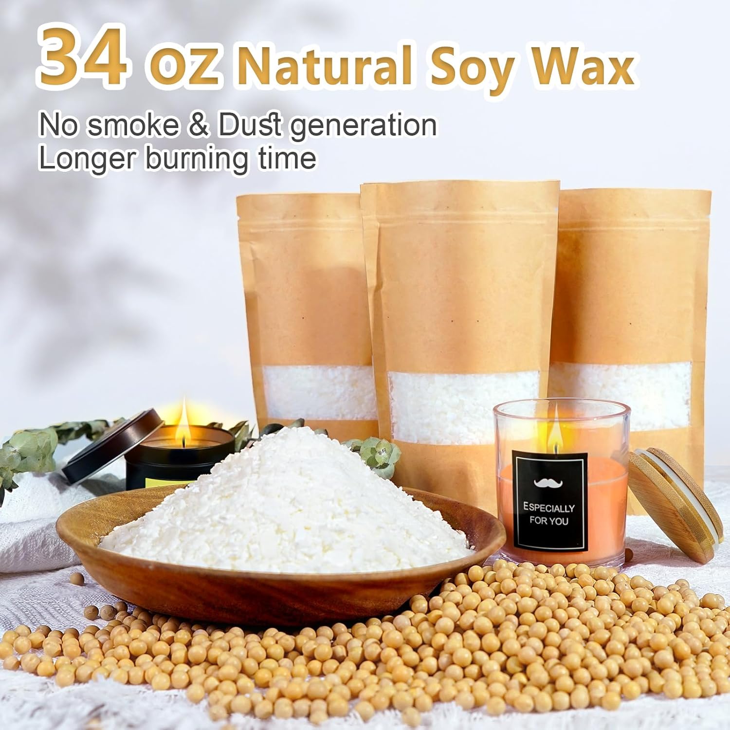 ZY Complete Candle Making Kit, DIY Candle Making Supplies for Adults, Include Soy Wax, Candle Cups & Tins Candle Wicks & Light Aroma Type Scents, Liquid Dyes & More ZY Complete Candle Making Kit, DIY Candle Making Supplies for Adults, Include Soy Wax, Candle Cups & Tins Candle Wicks & Light Aroma Type Scents, Liquid Dyes & More