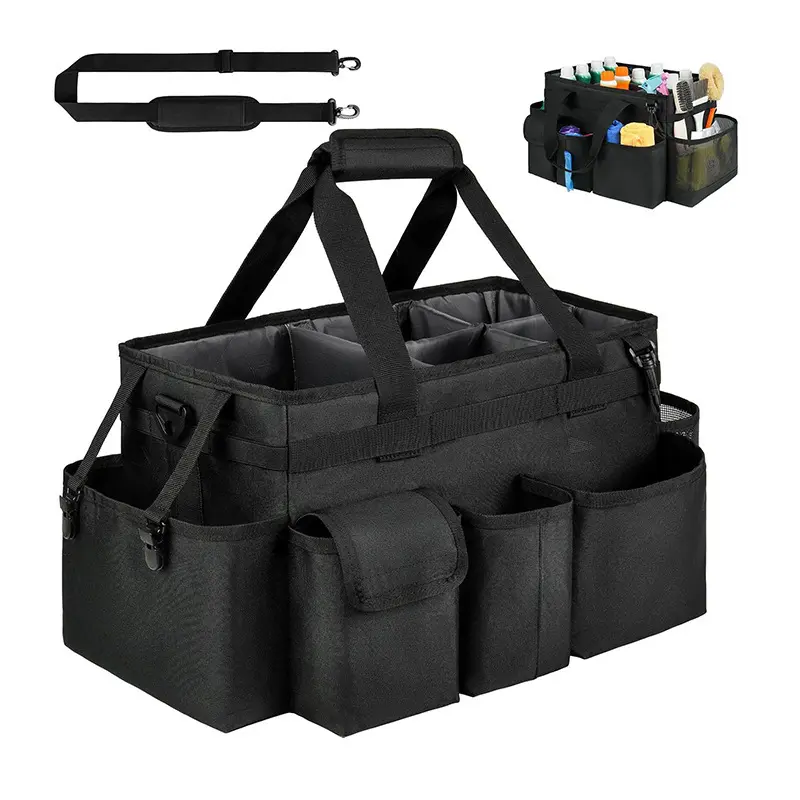 Cleaning supplies storage bag with handle suitable for butler's portable cleaning bag and cleaning supplies storage bag Bag Organizer Multifunctional Organizer