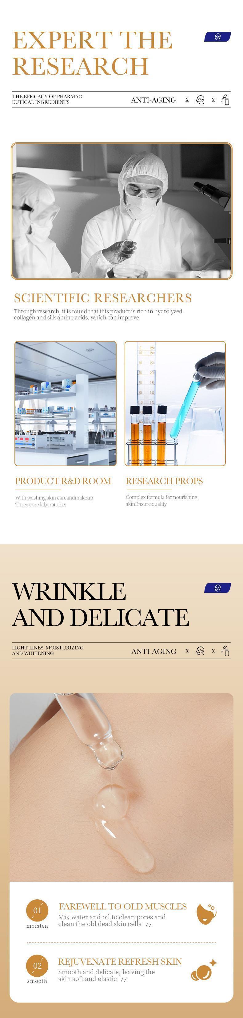 SADOER Collagen Face Serum - Hydrating & Plumping Facial Essence for Youthful Glow - Anti-Aging Moisturizer with Nourishing Formula Lightweight Cosmetic