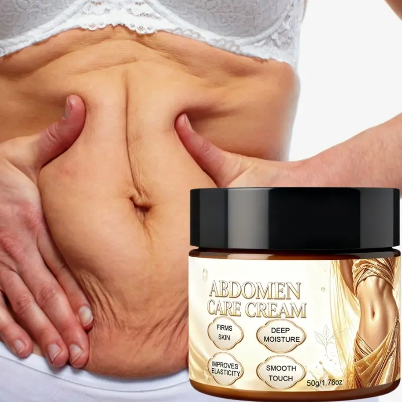Abdomen Care Cream, Firming Moisturizing, Skin Firming & Lotion for Belly, Boost Elasticity, Hydrating, Smooth & Brighten Abdominal Skin, Infused with Centella Asiatica Extract, Retinol & Vitamin C, Body Moisturizer for Loose Abdomen Skin