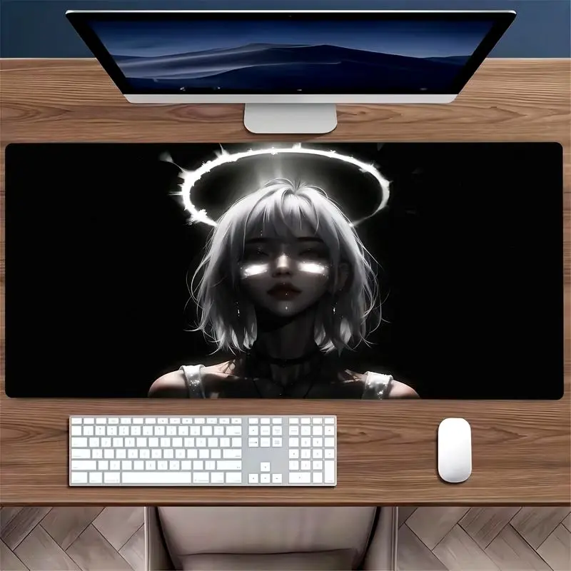 UPGRADED AND WIDENED SIZE HIGHQUALITY SUITABLE FOR AND EXTRALARGE LANDSCAPE FOR TREATMENT MAT ACCESSORY STABLE AND NONSLI GAMING MOUSE PAD LARGE MOUSE PAD DESK MAT NON-SLIP WASHABLE STYLISH SOFT ULTRA-SMOOTH SUITABLE FOR GAMING OFFICE STUDY HOME WORK