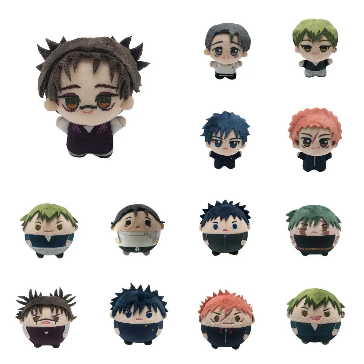 Jujutsu Kaisen Plush Keychain 10cm Plushies Stuffed Doll Toys Fushiguro Megumi Itadori Yuji Okkotsu Yuta Zenin Naoya Choso