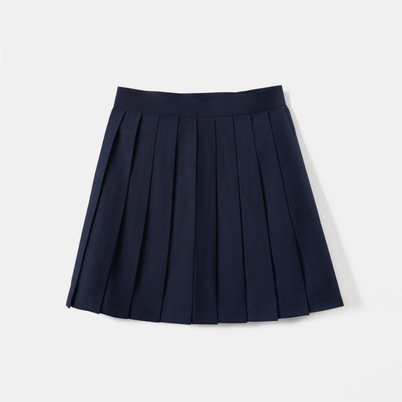 Authentic Fashion: Japanese Style Blue Collar White Three-book JK Skirt Suit Set Flawless Sailor Uniform for School Girls with Classic Pleated Design