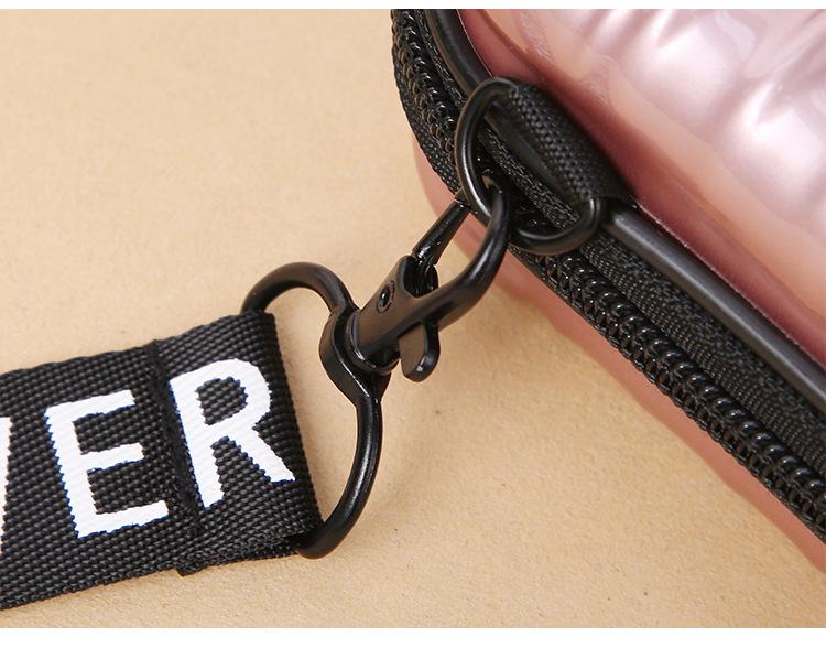 Fashion Mini Suitcase Shape Bag, Crossbody Shoulder Handbag for Women