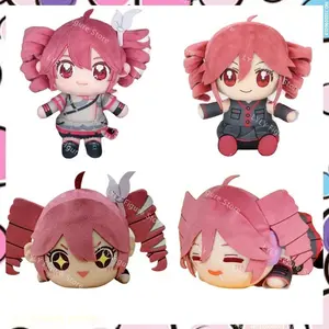 New Kasane Teto Nuipurike Osuwari Plush Cute Vtuber Dress-Up Plush Puppets Doll For Kids Collectible Gifts Anime Toy Custom