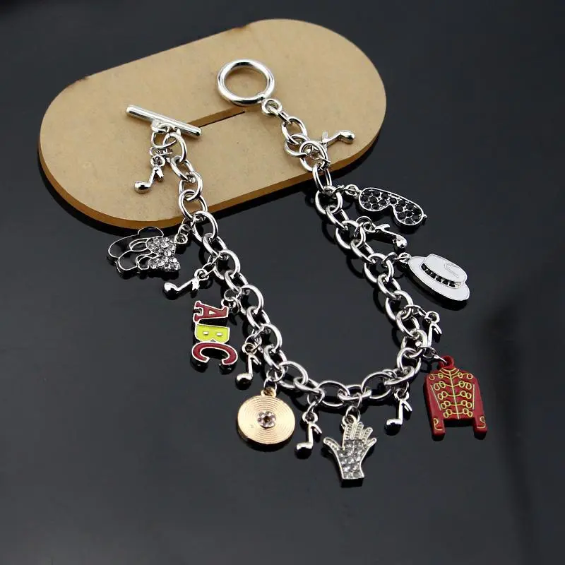 Jackson Music Charm Bracelet New Arrival Infinity Bracelet Love Trendy Singer Bracelets For Fans Gifts