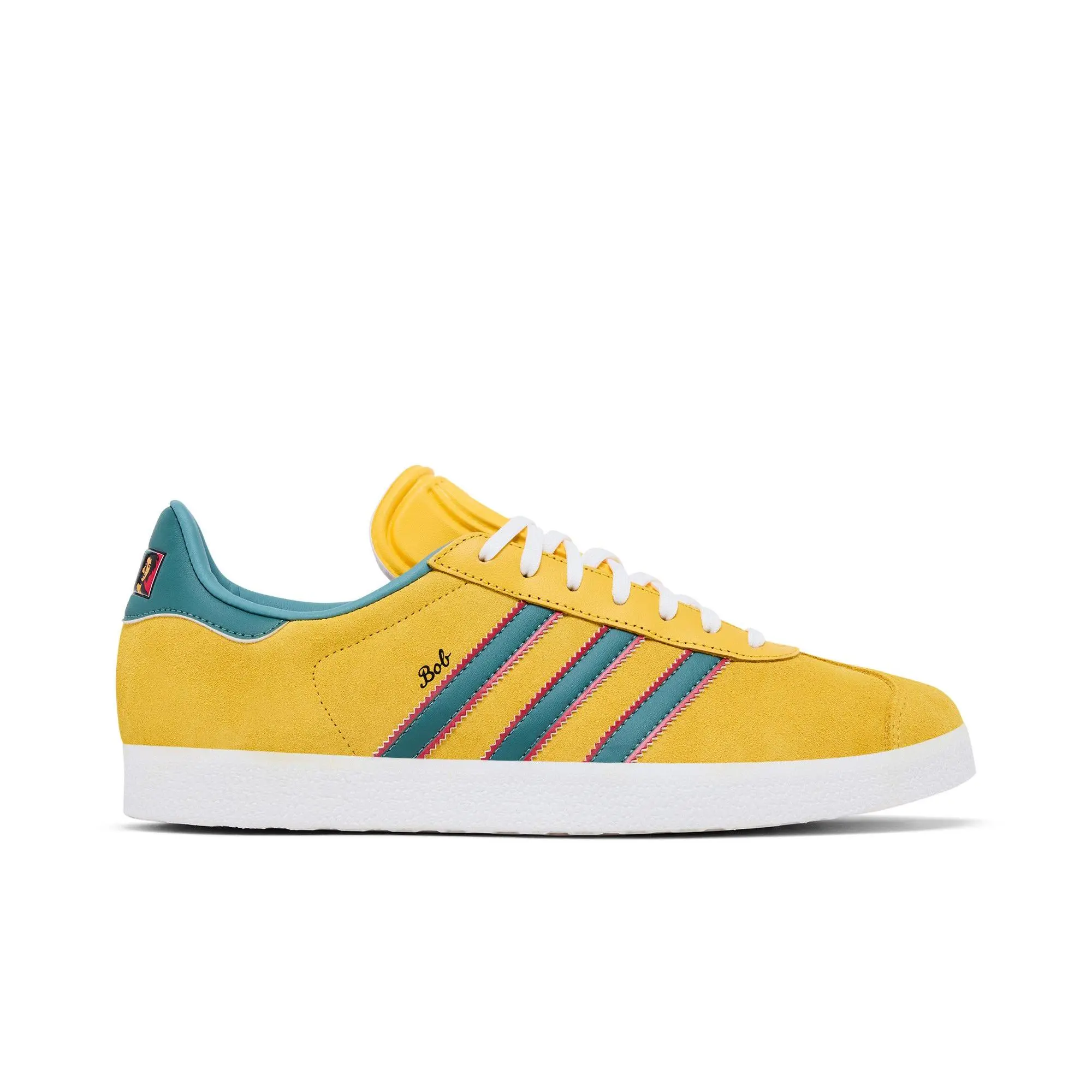 Bob Marley x adidas Gazelle Indoor 'Gold' (Unisex) Gold/Green/Red training-shoes KJ3532
