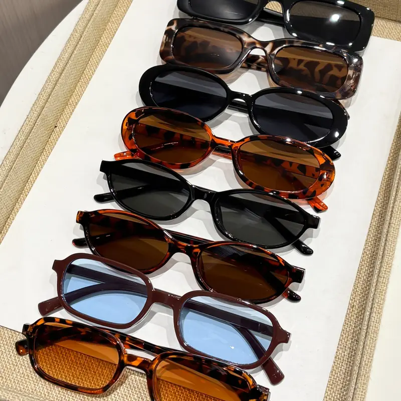 【Black Friday】Elegant Vintage Women's Sunglasses, 8 Pairs Small Frame Sunglasses Set, Casual Shades, Perfect for Self-Driving, Picnics, Camping, Stylish and Retro Design