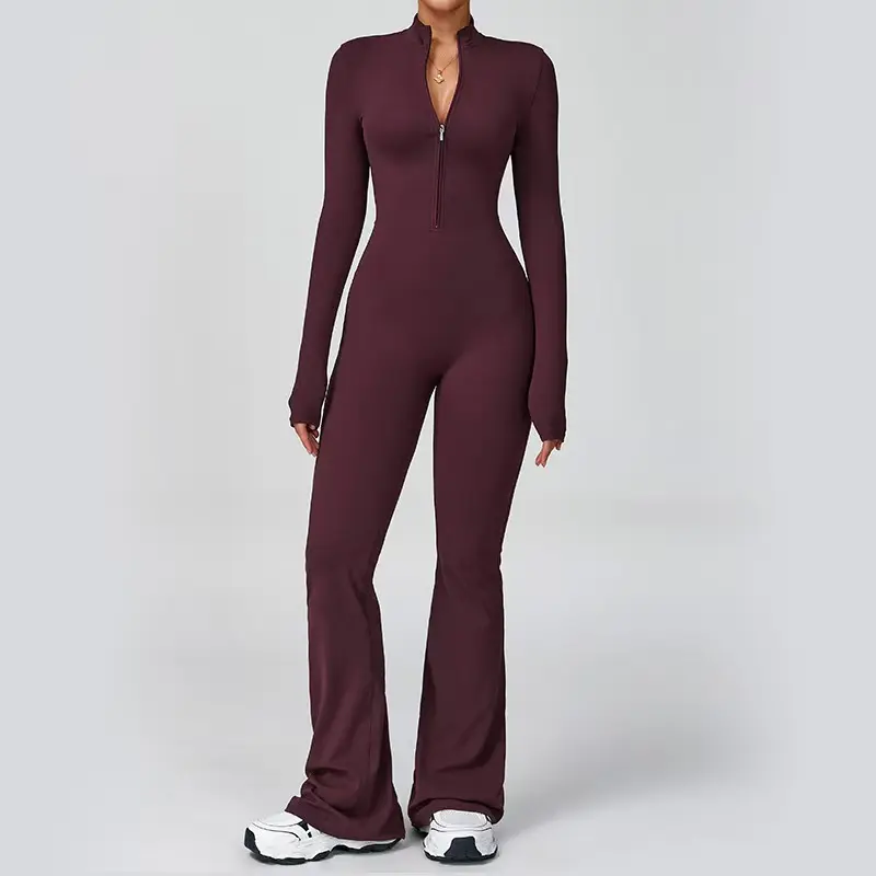 Women's Summervibes Zip-Front Short-Sleeve Bodysuit, Nylon Blend, Breathable Skin-Friendly Slim-Fit Butt-Lifting Camisole, Ideal for Yoga and Pilates, Bodysuit for Women, Women's Clothes, Gym Clothes Women Outdoor Fun