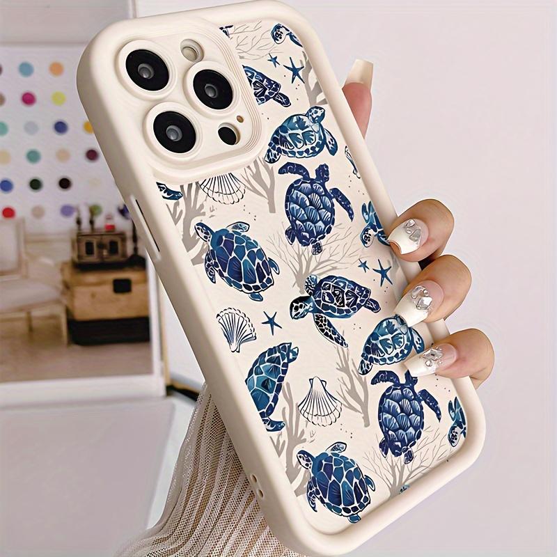 Cute Turtle Shell Pattern Phone Case, Anti-drop Cellphone Protective Case, Total Protective Shockproof Mobile Phone Cover for iPhone17 Pro Max Plus Air/11 12 13 14 15 16 Pro Max Protector Screen Protector Protection Casing Smartphone