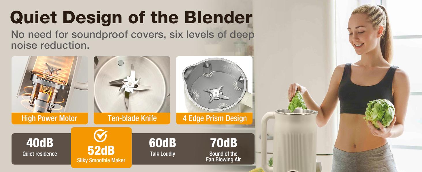 8 in 1 Nut Milk Maker Machine, 40oz Automatic Soy Milk Maker Blender, Homemade Soy Milk, Almond Milk, Oat Milk,Juice, Plant Based and Non Dairy Beverages, 12H Delay Start/Keep Warm/Self Cleaning