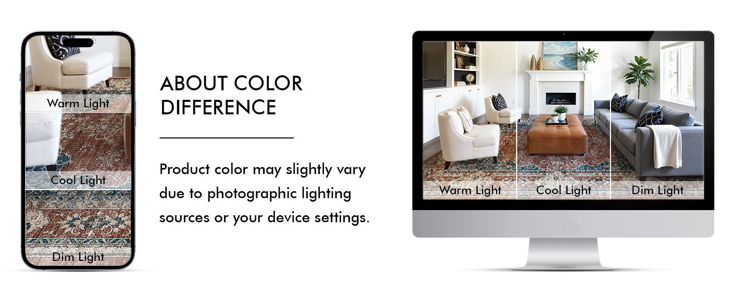 2x6 Washable Hallway Runner Rug:Oriental Indoor Rugs Vintage Door Mat Non Slip with Backing Low Pile Thin Carpet for Bedroom Living Room Bedside (2x6 Brick/Blue)