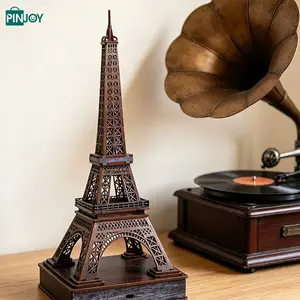 DIY 3D Book Stand Kit, Wooden Puzzle Model, Eiffel Tower Design, Desktop Decor, Gift for Family Friends, Includes Instructions