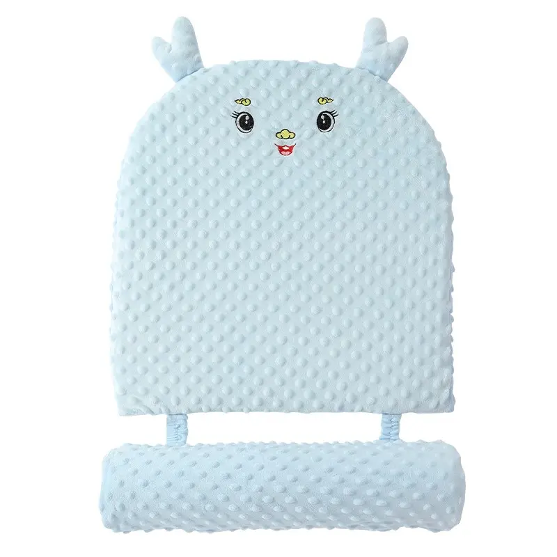 Baby Incline Wedge Pillow, Anti Reflux & Spit Up, 15° Angle Spine Support, Washable Breathable, Newborn Sleeping Cushion, Anti-Choking Feeding