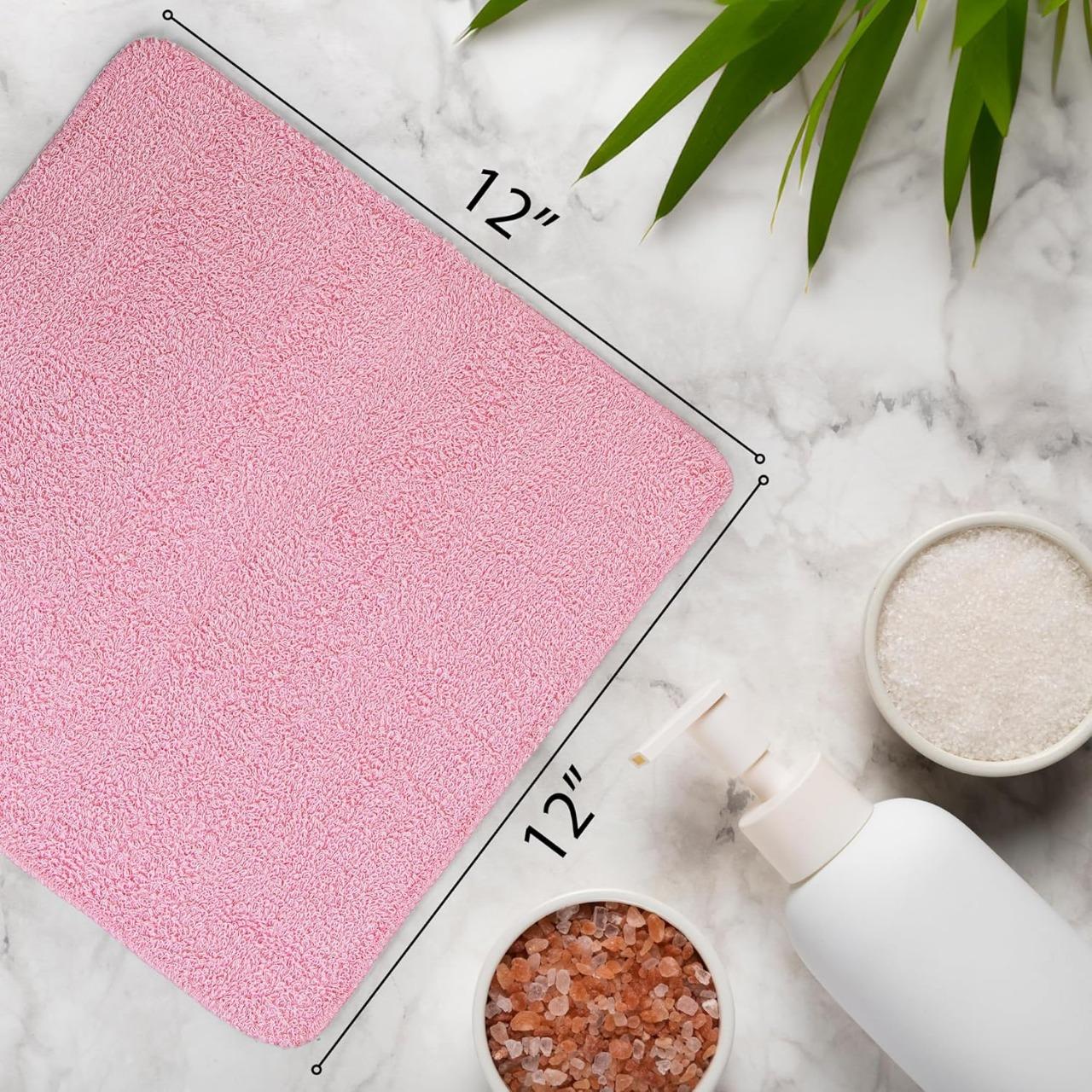 10 Pack Cotton Wash Cloth,Soft, 12 x 12 inch Absorbent, Machine Washable Washcloths, Assorted Colors (10 Pack)