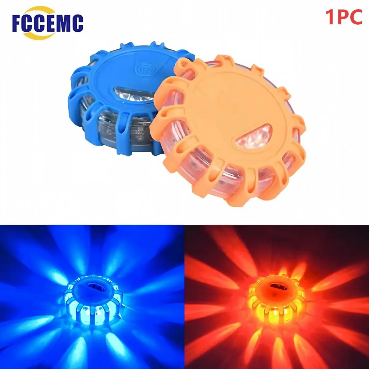 Magnetic LED Strobe Warning Light Car Emergency Road Rescue Safety Flashing Lights Roadside Auto Signal Beacon Lamp Accessory
