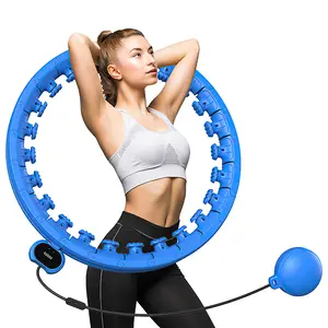 Portable Anti-skid Detachable Hoop Ring Smart Counting Pink Circle Hoops