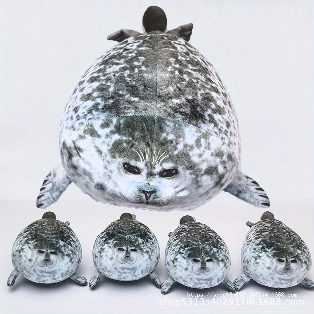 Hot-selling Japanese Osaka realistic seal plush pillow, cute seal doll series, mother and child pillow. Pocket Mini Girl weighted Anxiety Relief Stuffed with Lights Music Whale Shark Kawaii gorgeous name custom red find