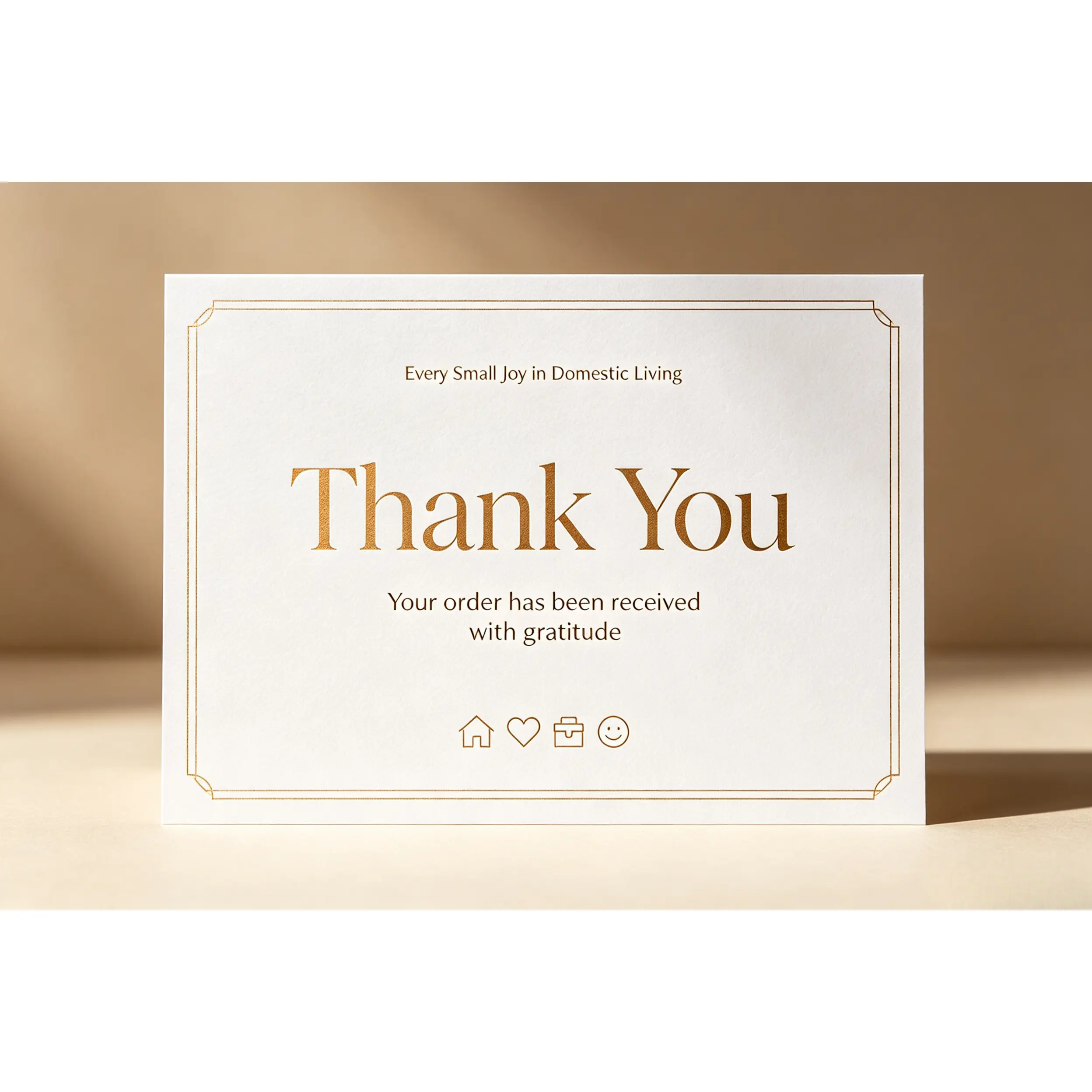 Thank-You Message Cards for Buyers, Festive Party Gift Thank You Cards for Home & Party Supplies, Message Card