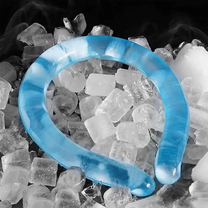 Cold Neck Ring, Summer Soft Cooling Lightweight Neck Ring, Outdoor Activities and Exercise Cooling Neck Ring, Cool Stuff, Circular Ice Pack Adults, Cooling Pads, Ice Compress
