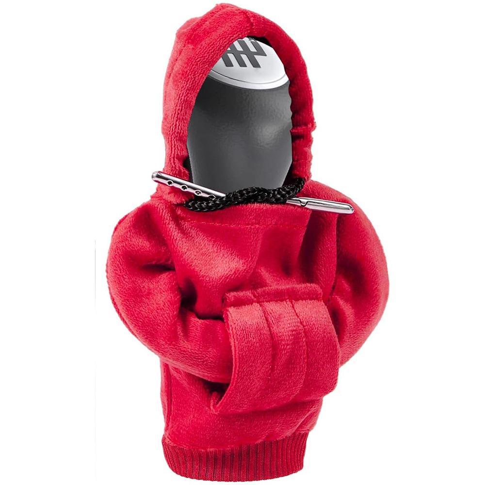 Hoodie Shaped Car Gear Shift Cover, Fashion Mini Car Shifter Decorative Cover, Soft Hooded Shirt Car Shifter Trim Accessories, Car Decoration, Cute Car Accessories for Girls & Boys
