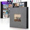 Linen Photo Album 4x6 Inch 200/300/600 Pockets Vertical Pocket Desktop Decorative Linen Cover, Picture Album, Ideal for Weddings, Family Anniversaries, Valentine's Day Gifts, Photo Booth Album #GLOBAL PICKS