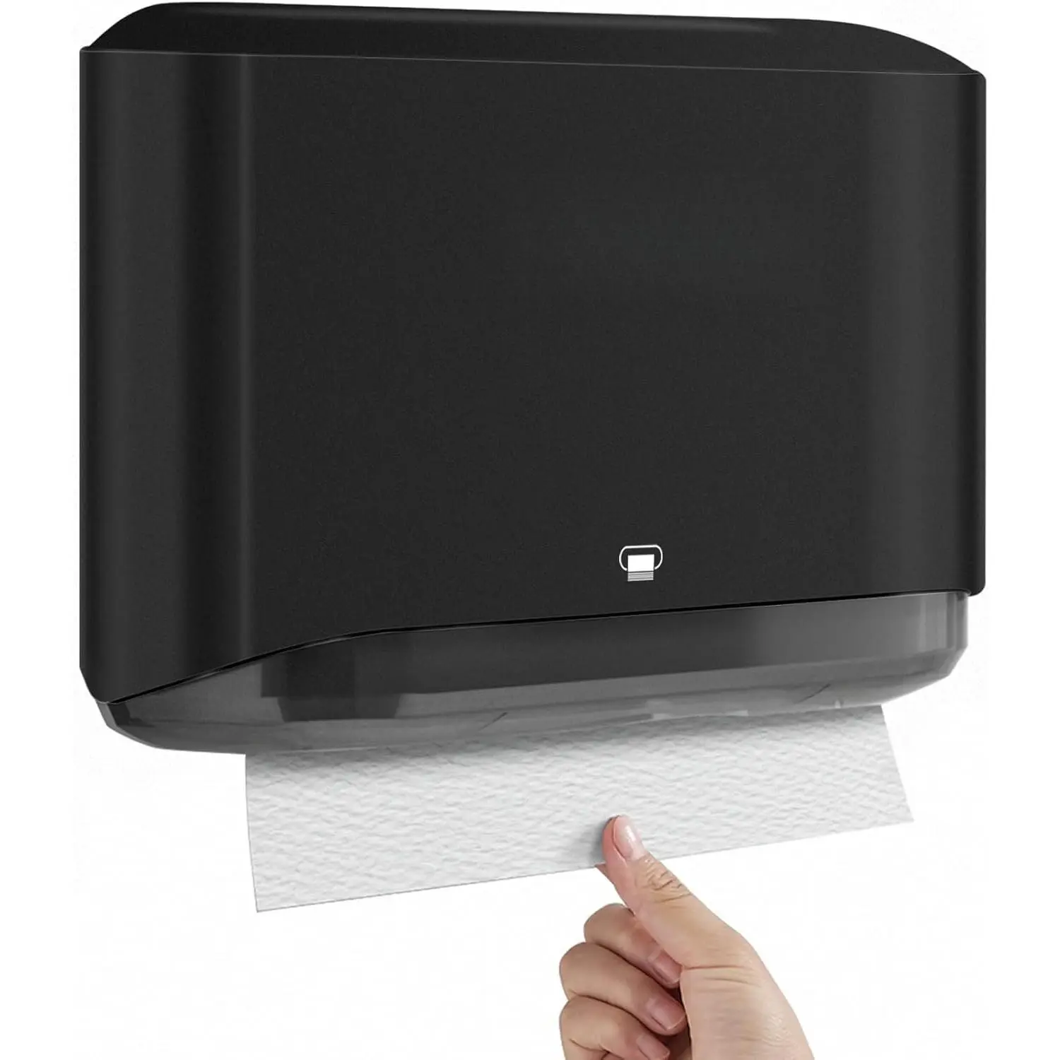 Multi-fold/ 70% off /C-type folding tissue dispenser, wall-mounted bathroom hand towel holder, no-drill adhesive type, suitable for commercial or home use, black: industrial and scientific