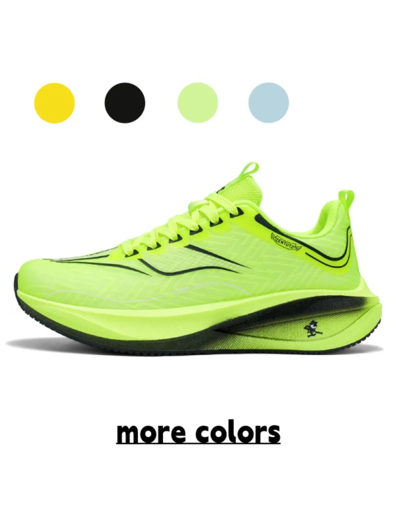 Unisex Sporty Patchwork Sneakers, Textile Upper, Rubber Sole, All-Seasons Wear, Durable & Anti-Slip, Professional Running Shoes