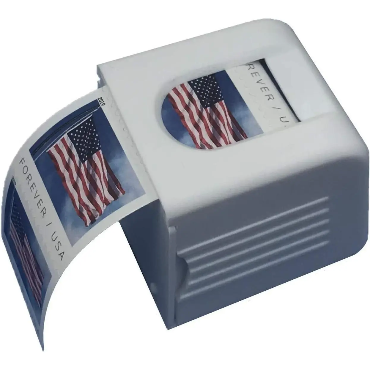 Postage Roll Stamp Dispenser with Roll of 100 Stamps