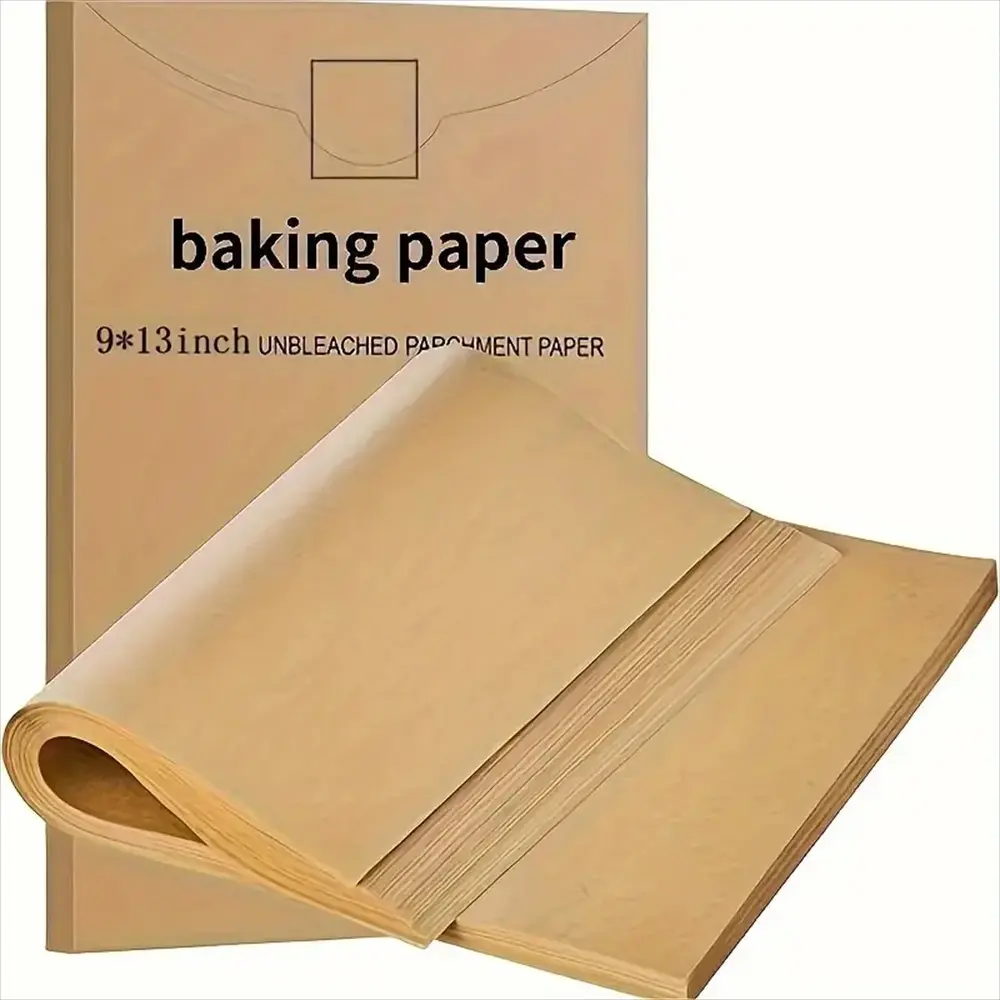 50/100 sheets of baking paper, disposable lining of air fryer.Food grade materials.Waterproof, oil-proof, non-stick pan, easy to clean.Suitable for baking, grilling, and frying.It is a must-have for kitchen baking, air fryer accessories, Baking Supplies