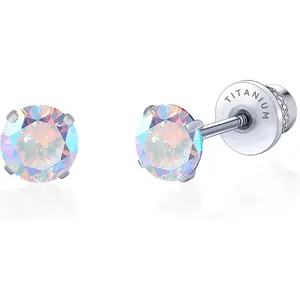 G23 Implant Grade Titanium Screw  Earrings Tragus 20G Helix F136   for  Ears Simulated  Cartilage