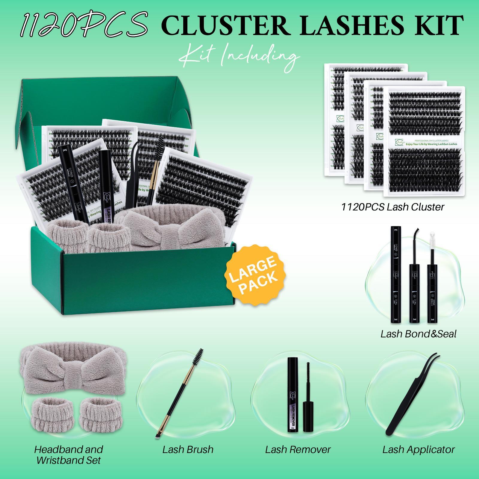 Mixed Length Individual Kit, Lash Clusters Kit, 1 Box Natural Look Eyelash Extensions, Self Grafting Curl Eyelashes, Eye Makeup Enhancement False Eyelashes, Cosmetic, False Eyelash Set, Eyelash Enhancements DIY Eyelash Extensions