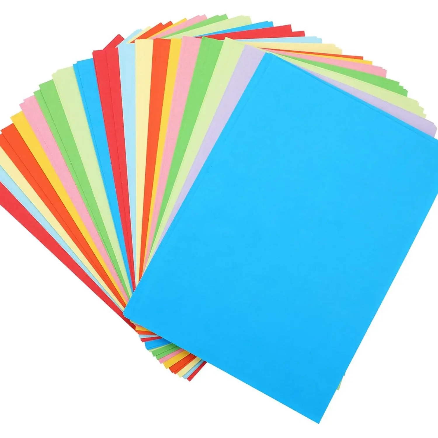 200 Sheets 10 Colors Colored Paper A4 Printer Paper Copy Paper Stationery Paper Multipurpose Colored Printing Paper Origami Paper for DIY Kids Art Craft 8.3" X 11.7"