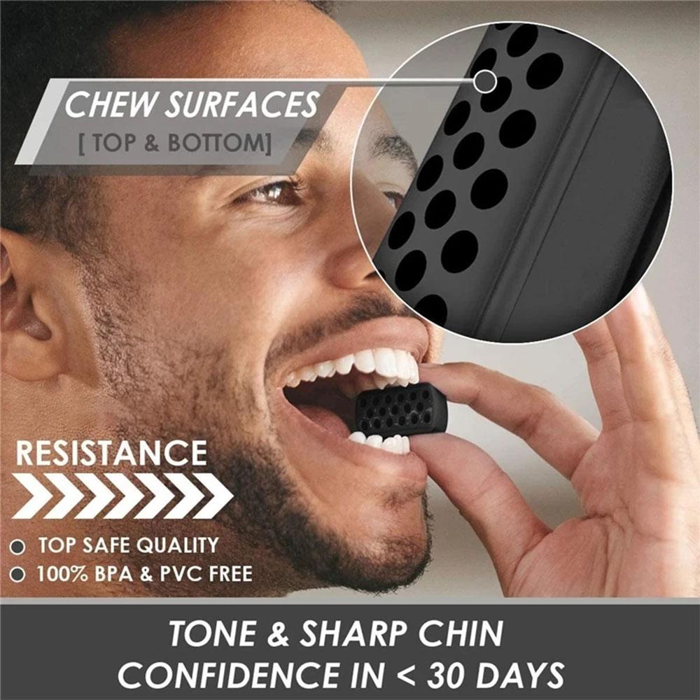 6-Count/Box Silicone Jawline Trainer Multi-Pack - 6 Jawline Exercisers, 39g Lightweight, Compact & Portable Facial Exerciser, Durable & Maintenance-Friendly Jaw Muscle Enhancement Tool for Boxing & Martial Arts